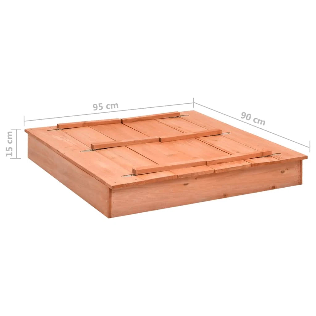 Sabbiera 95 x 90 x 15 cm in legno di abete 02_0005053