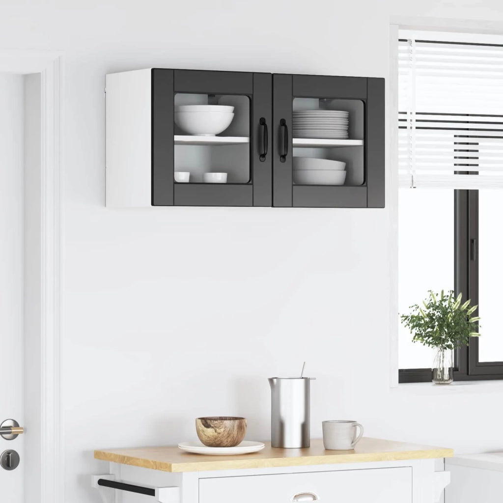 Pannello lavastoviglie con porta 2 pcs Nero 40 x 31 x 40 cm 885188