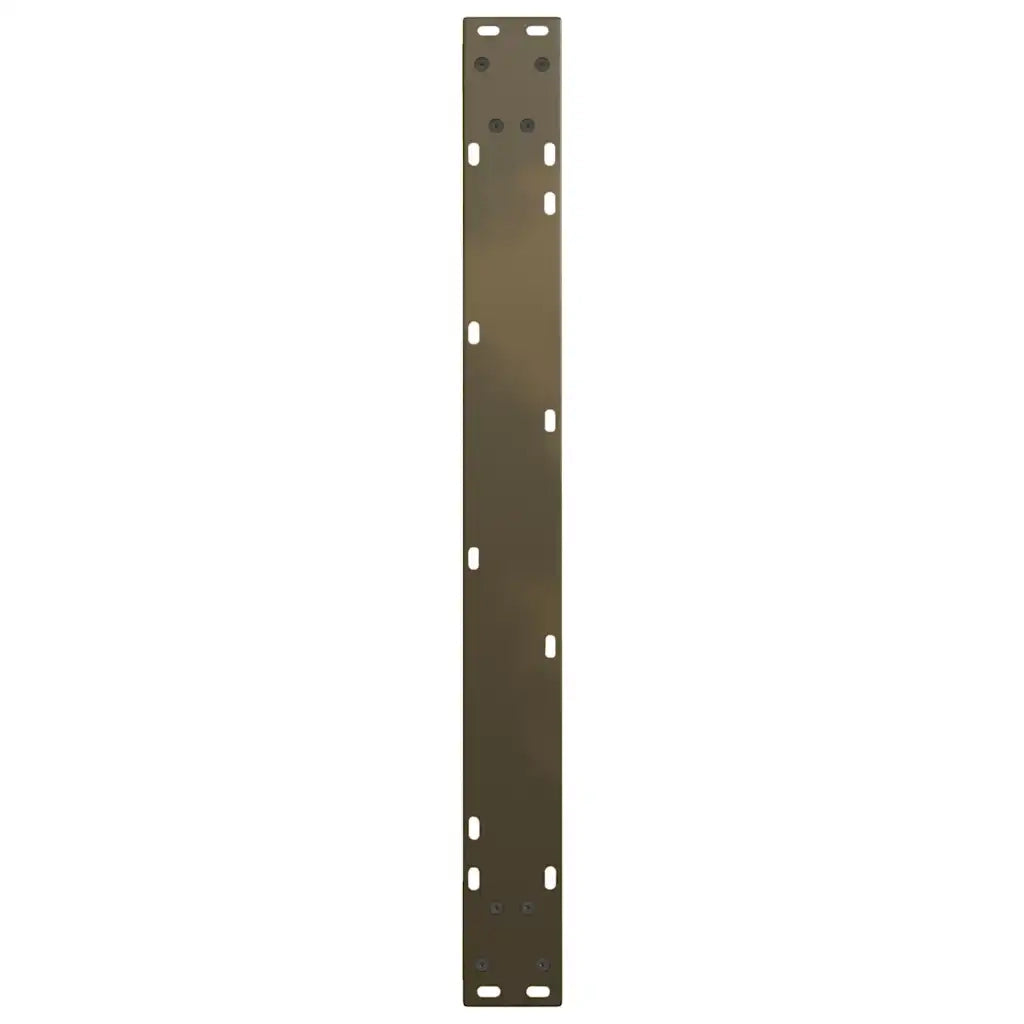 Gambe per tavolo da pranzo a forma di V 3 pz in acciaio naturale 80x(72-73,3) cm 4012667