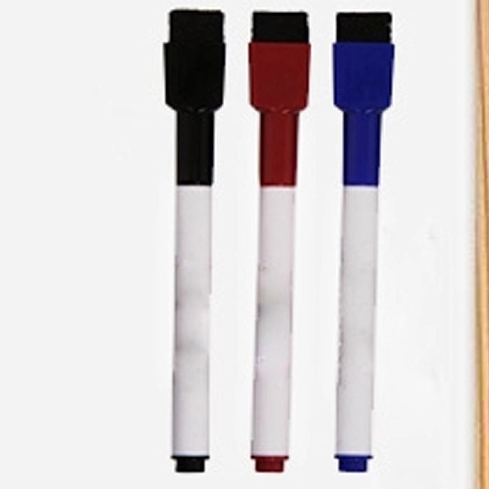 Trade Shop - 2 Pennarelli Per Lavagna Bianca Marker Whiteboard Scuola Ufficio Cancelleria -
