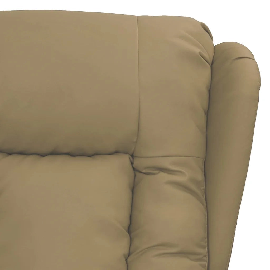 Divano Sedia-Poltrona Massaggiante Cappuccino in Similpelle 467639