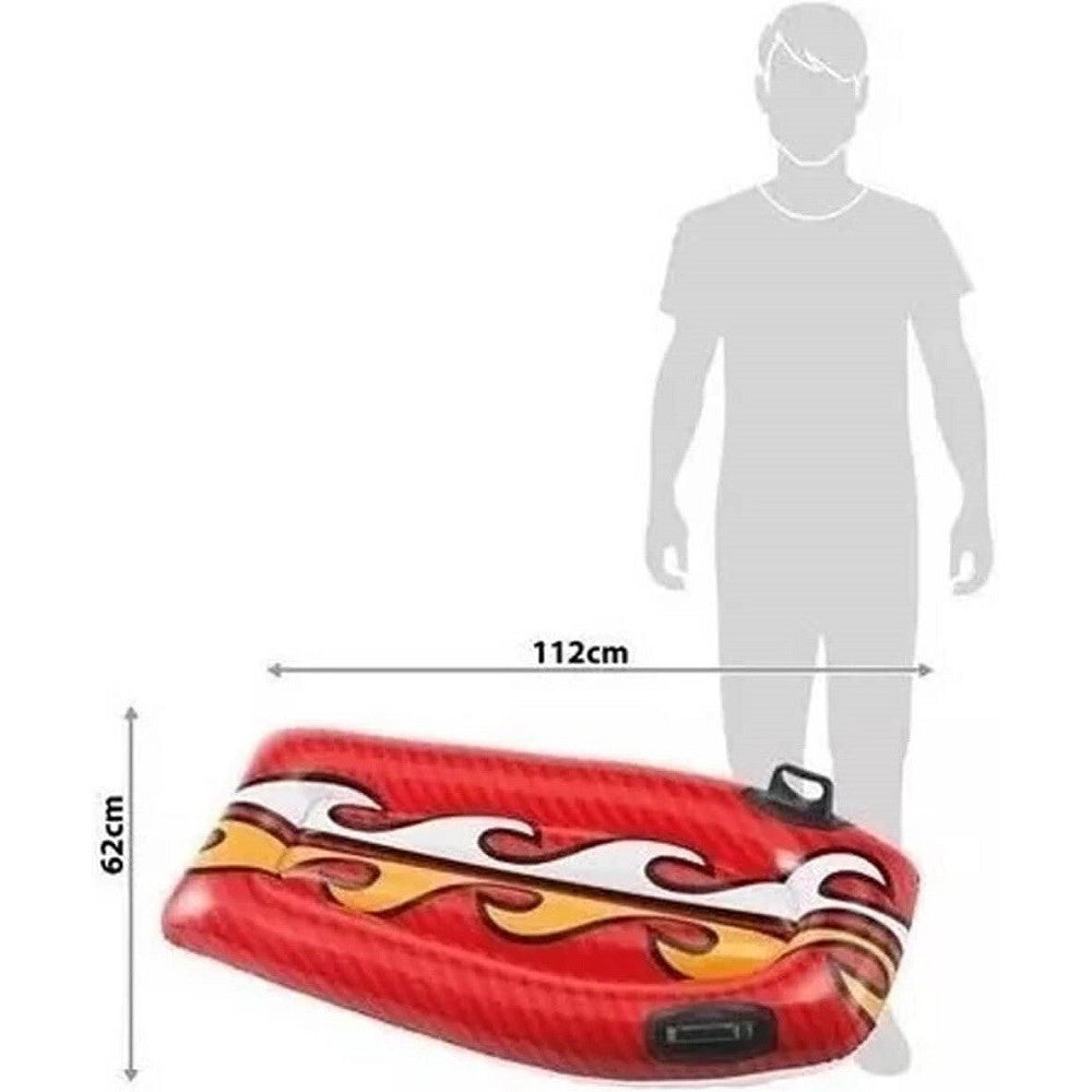 Trade Shop - Tavola Nuoto Surf Gonfiabile Con Maniglie 112x62cm Mare Fantasie Assortite 58165 -