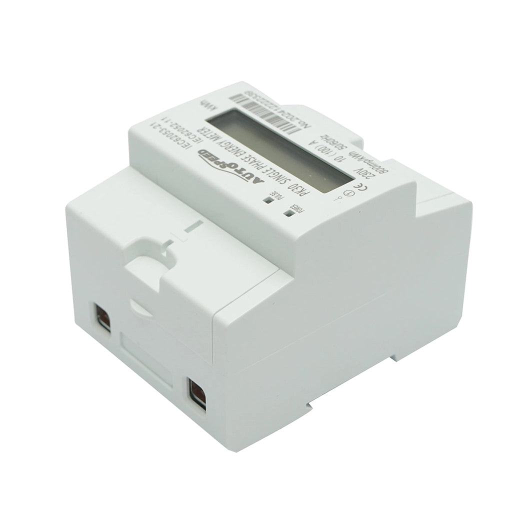 Contatore, contatore digitale intelligente monofase 230 VAC, 100 A, guida DIN 4 moduli MF0028-02806