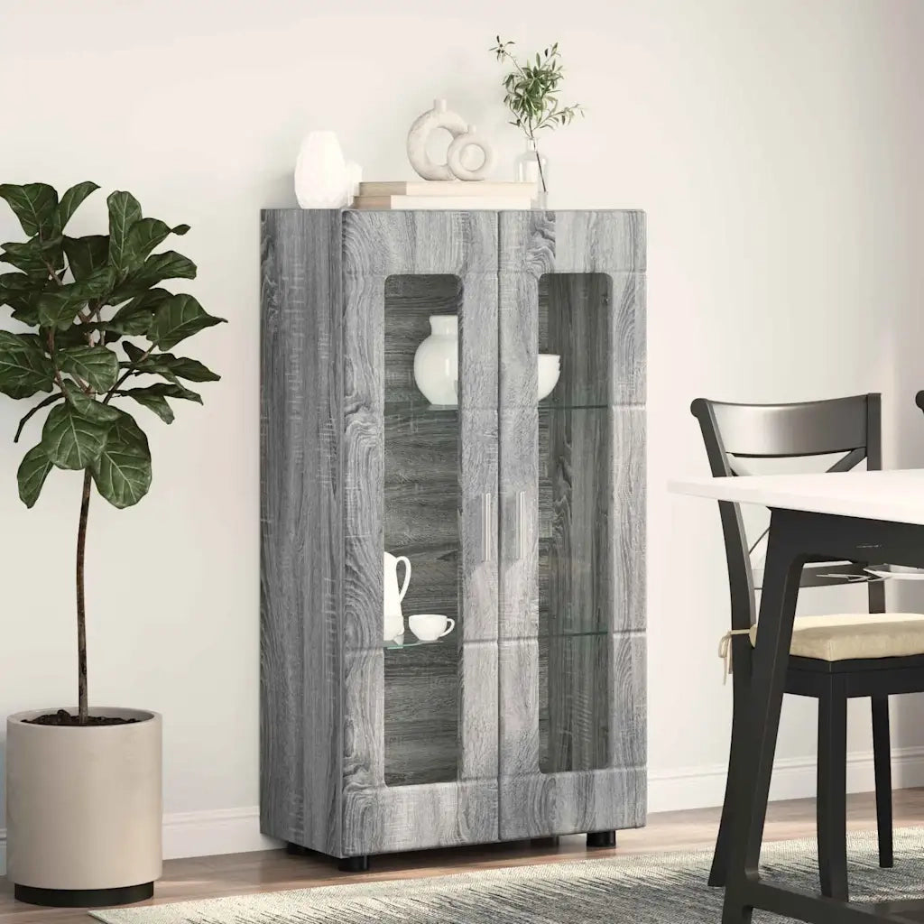 Credenza con porta FLORIN Grigio Sonoma 55,5 x 29 x 100 cm
