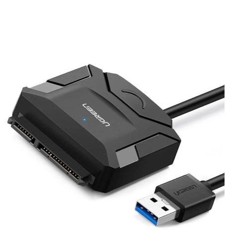Ugreen 20611 adattatore per inversione del genere dei cavi USB 3.0 SATA III Nero