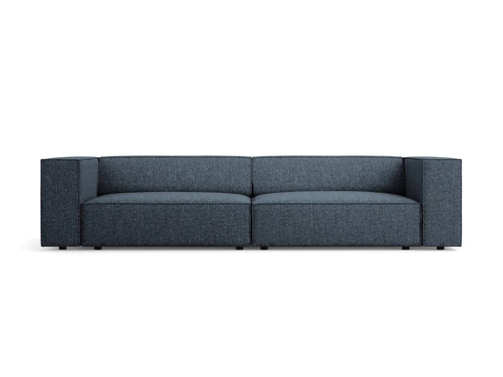 Cosmopolitan Design - Divano "Arendal" 4 posti in ciniglia blu reale 