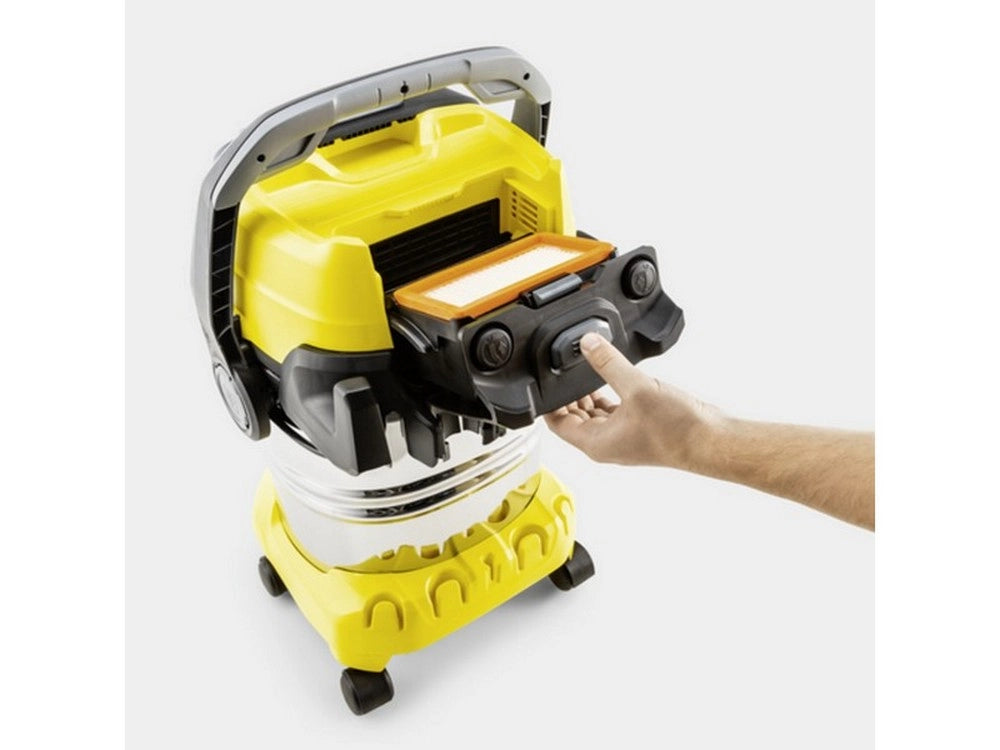 1pz bidone aspira solidi-liquidi wd 5 s v-30/5/22 corpo acciaio inox 1.100 w lt cod:ferx.vit53531