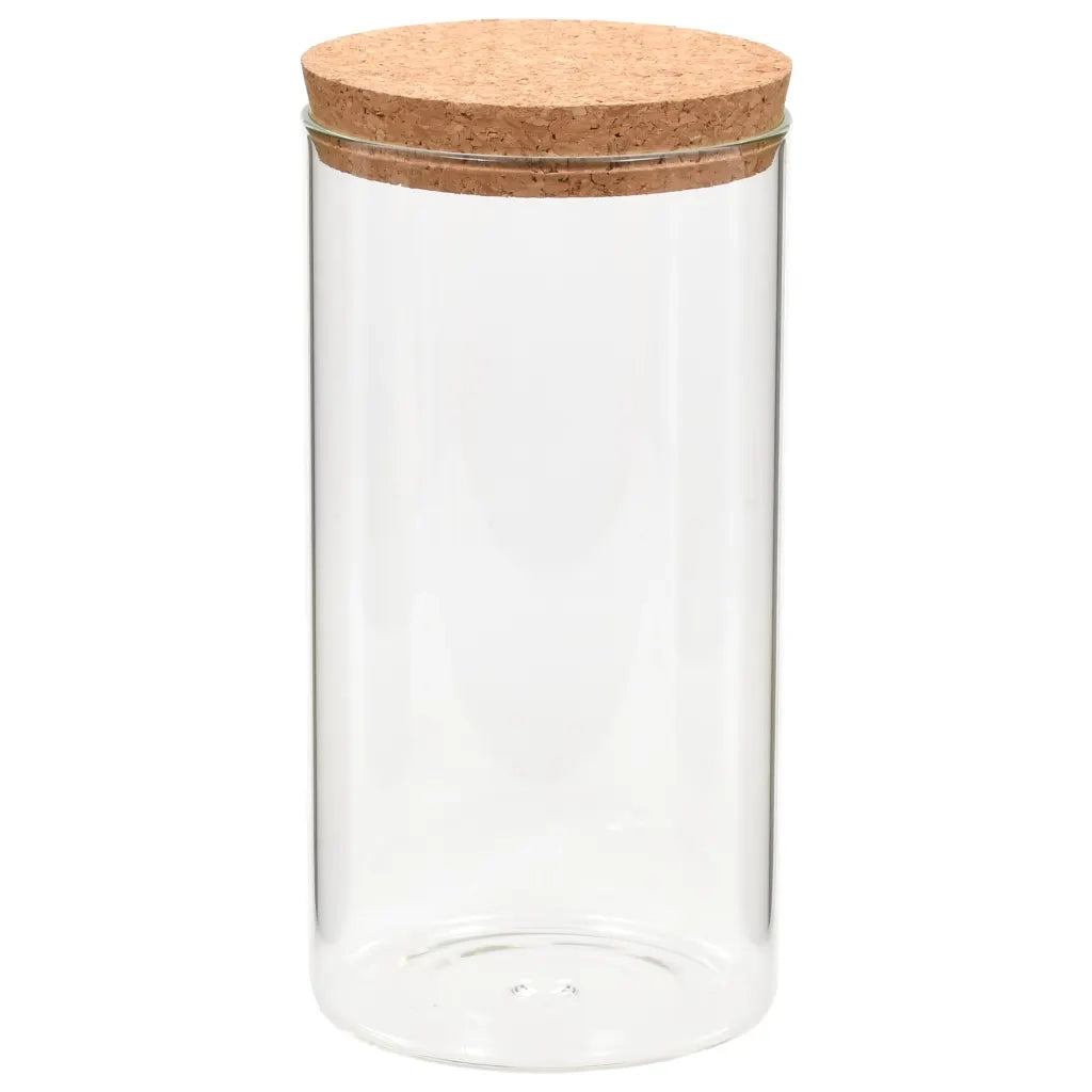 Barattoli in Vetro con Coperchio in Sughero 6 pz 1400 ml CFW9629068