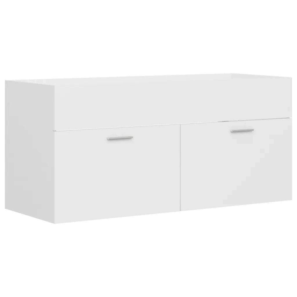 Mobile Sottolavabo Bianco 100x38,5x46 cm in Truciolato cod mxl 6606