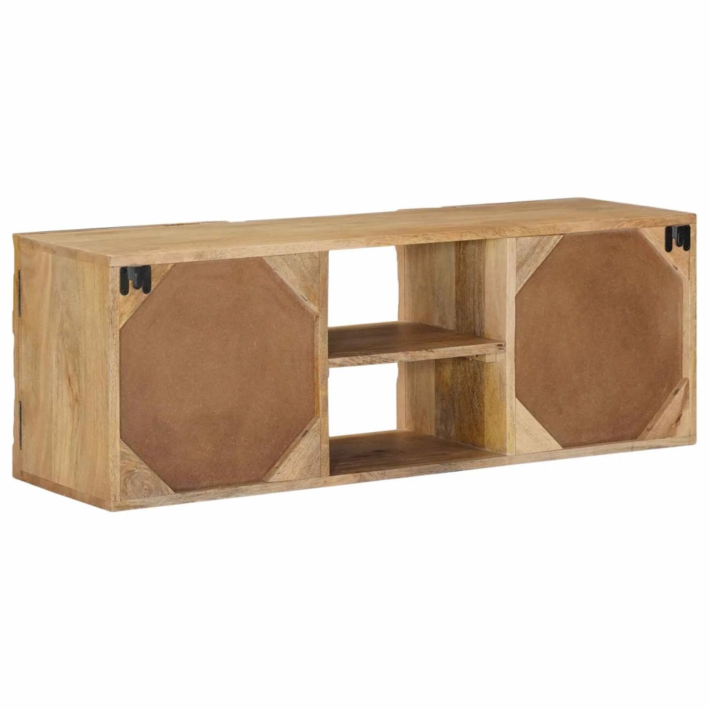 Mobile TV da Parete con lo scaffale con porta 100 x 30 x 35 cm 42020124