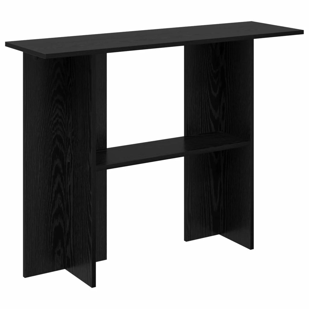 Tavolo consolle Rovere Nero 100 x 30 x 75 cm 8001176