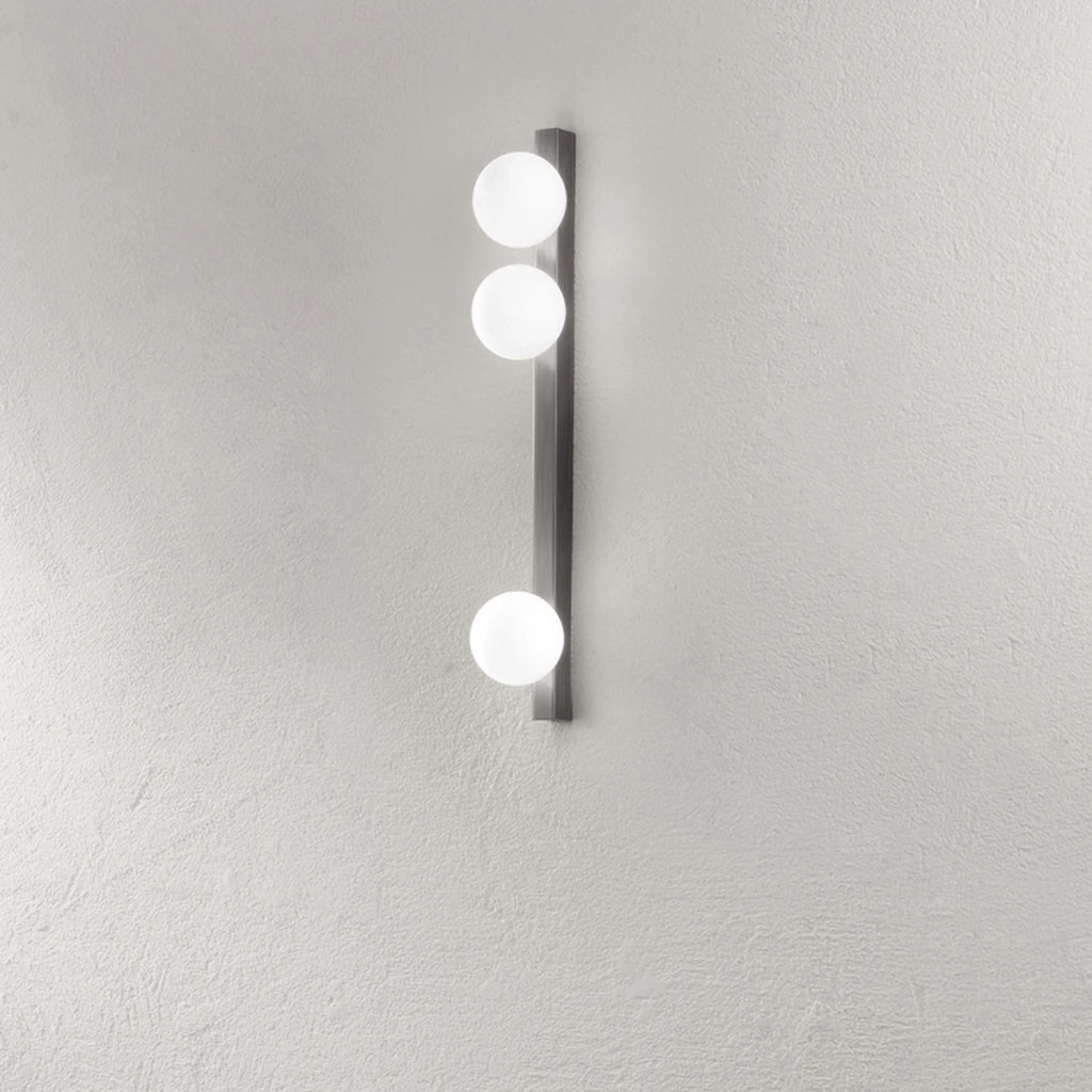 Plafoniera Minimal Snooky Metallo Grigio 3 Luci G9 Ip20