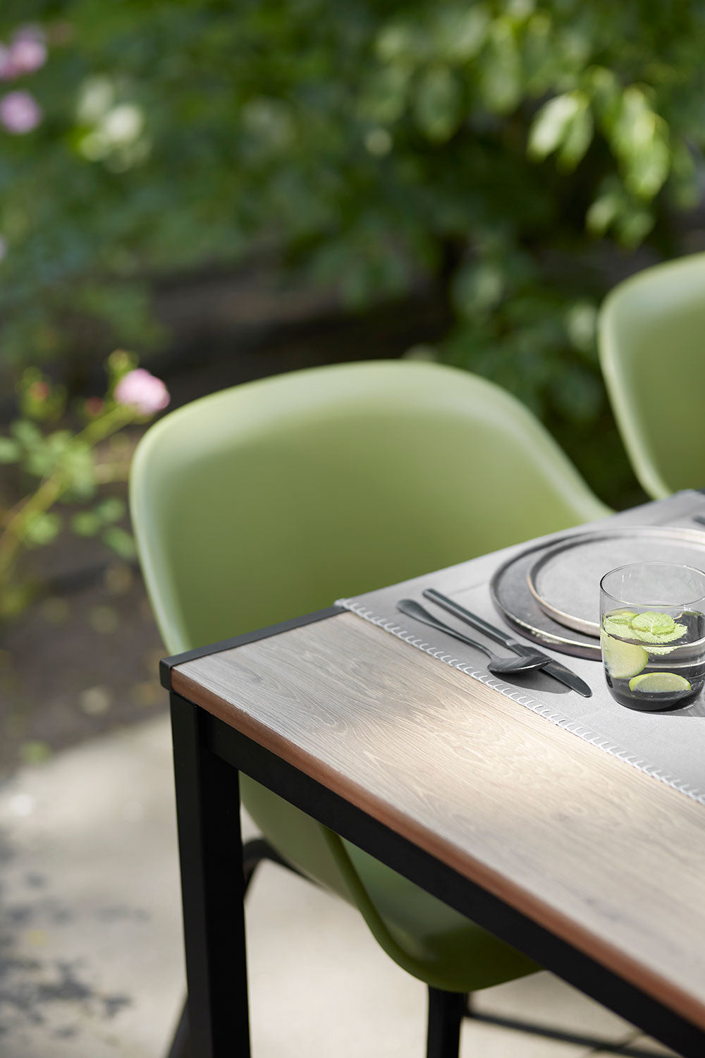 Tavolo da Giardino Keter Porto 159x95x75 cm Deco Coat Piano Effetto Legno Frassino