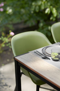 Tavolo da Giardino Keter Porto 159x95x75 cm Deco Coat Piano Effetto Legno Frassino