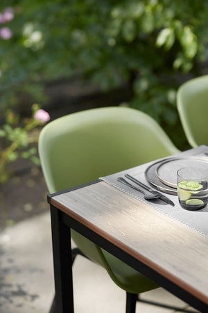 Tavolo da Giardino Keter Porto 200x95x75 cm Deco Coat Piano Effetto Legno Frassino