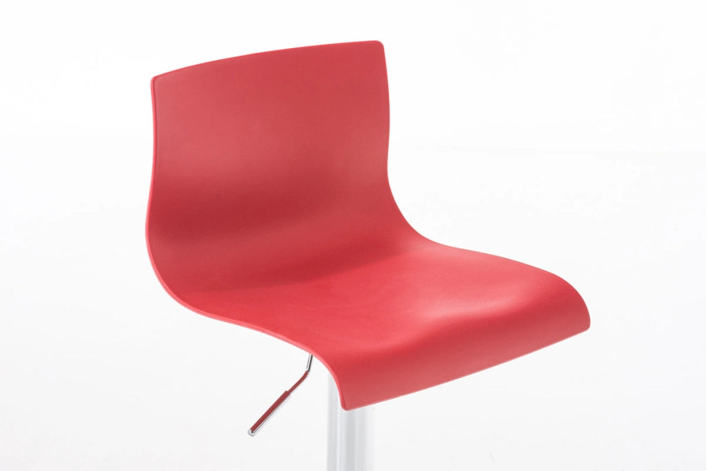 2 Sgabelli Alti HOVER in Polipropilene rosso
