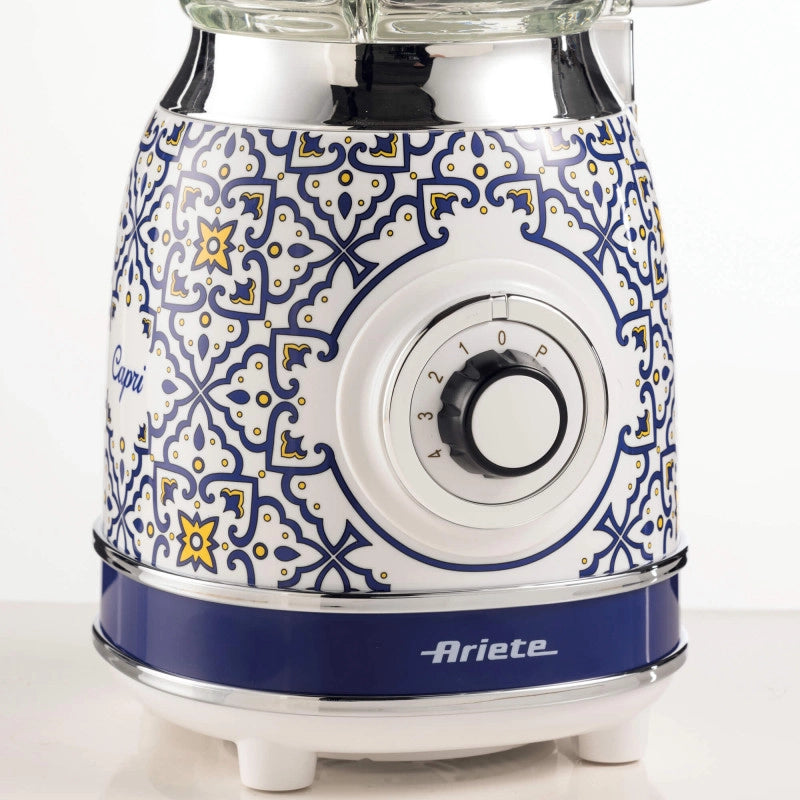 Frullatore 1000W - 4 lame inox - 4 velocità - Tazza in vetro 1,5L