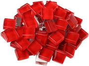 Tegole in vetro cristallo per decorazione DIY, forma quadrata