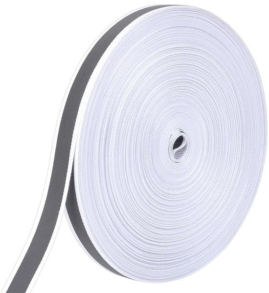 Nastro riflettente - 15 mm x 50 m - Alta visibilità - Nastro di avviso DIY - Resistente all'usura - Impermeabile