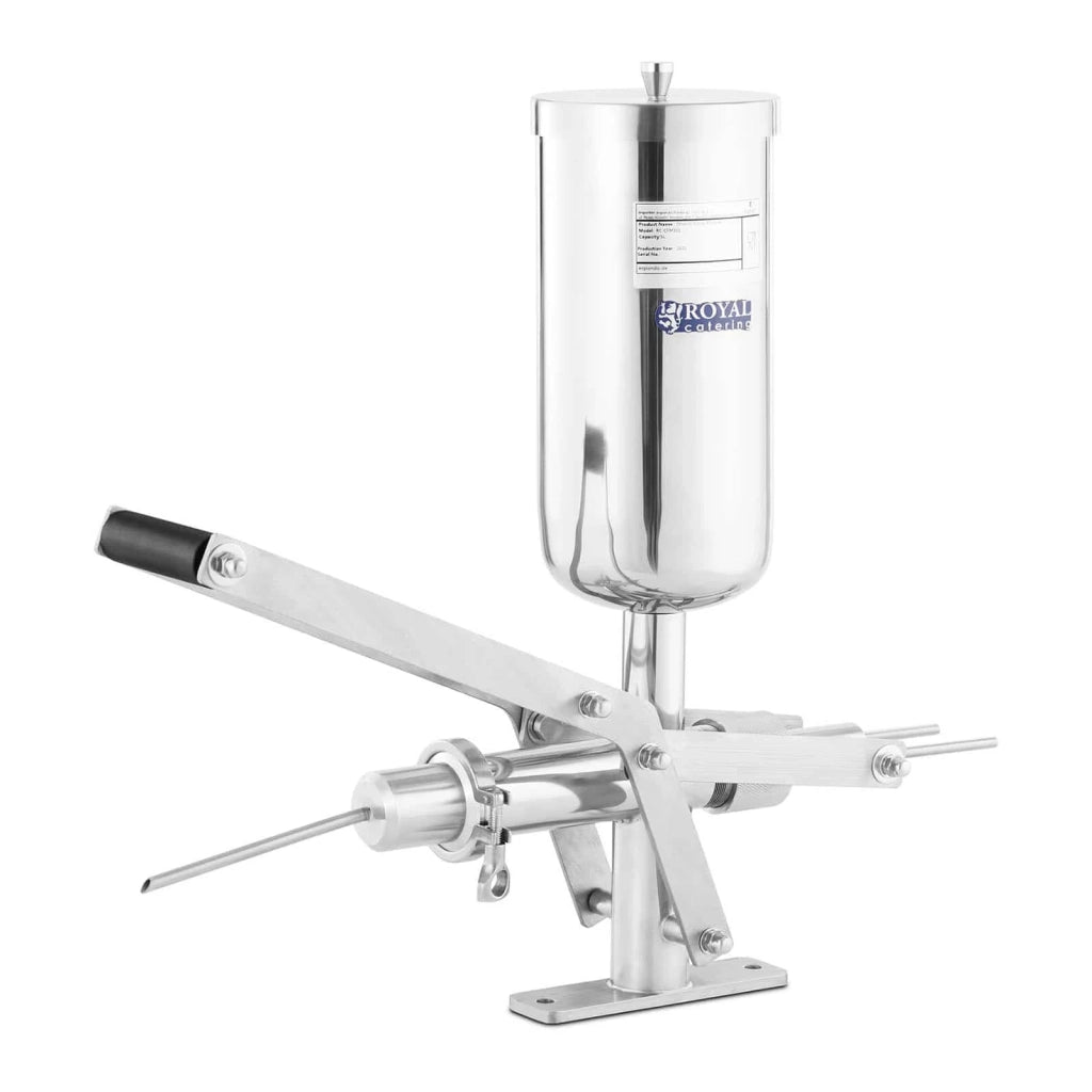 Macchina professionale per riempire e insaccare churros (volume: 5 L cilindro: ø 140 mm altezza cilindro: 375 mm materiale: acciaio inossidabile) 14_0004885