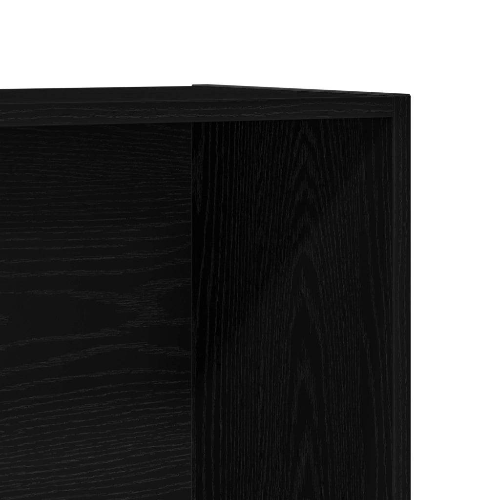 Armadio per Libri Rovere Nero 36 x 30 x 143 cm CFW2782174