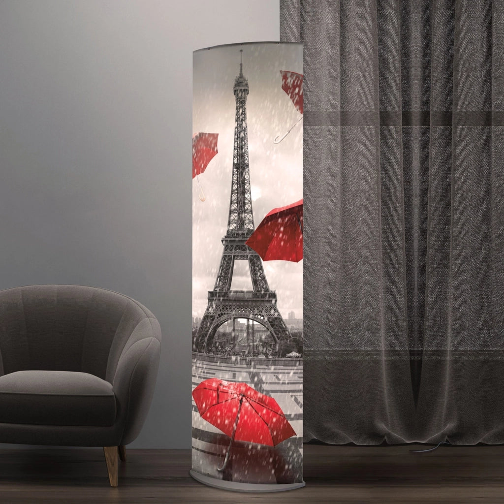 Piantana Moderna Litos Polilux ® Grafica Paris 1 Luce Led 18W 3000K