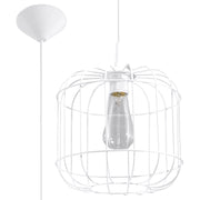 Lampada a sospensione Druida Pure Lume bianca metallo E27 25cm