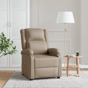 Poltrona Massaggiante Cappuccino in Similpelle 340168