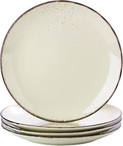 Set di piatti da dessert da 4 pezzi - Aspetto vintage - Servizio da 10,5 cm - Piatti per snack e insalata.