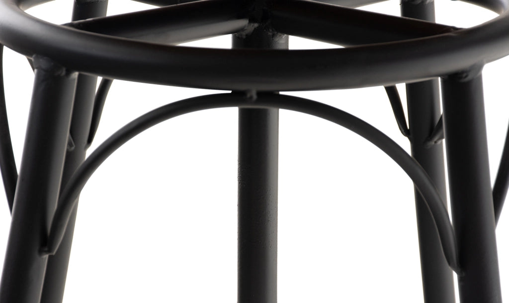 Sgabello industriale Beam nero
