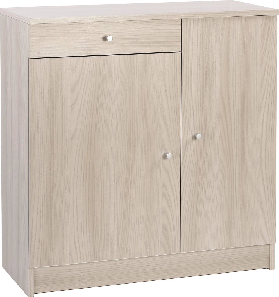Mobile 2 Ante 1 Cassetto 77x80x34 cm Olmo Chiaro