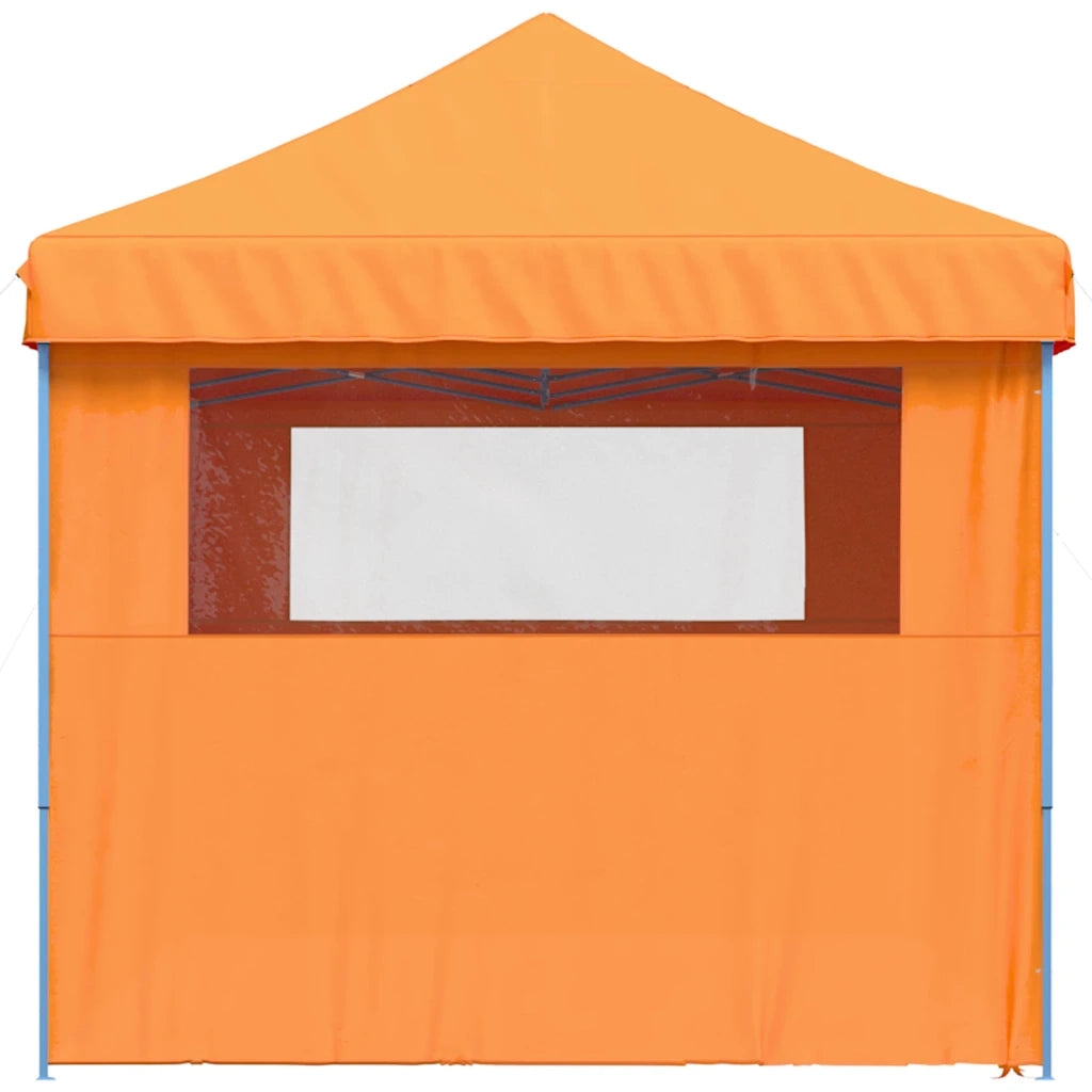 Tendone per Feste Pieghevole Pop-Up con 4 Pareti Arancione 4004953