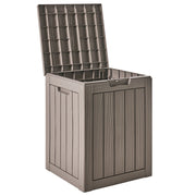 Contenitore da giardino Taupe Polipropilene 46 x 58 cm Cassetta degli attrezzi da esterno per tessuti
