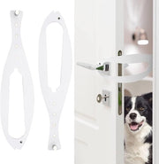 Sicurezza Deur per Animali - 2 pezzi - Amichevole per Gatti - Blocco della Porta per Sicurezza dei Bambini - Esclusione del Cane - Bianco.