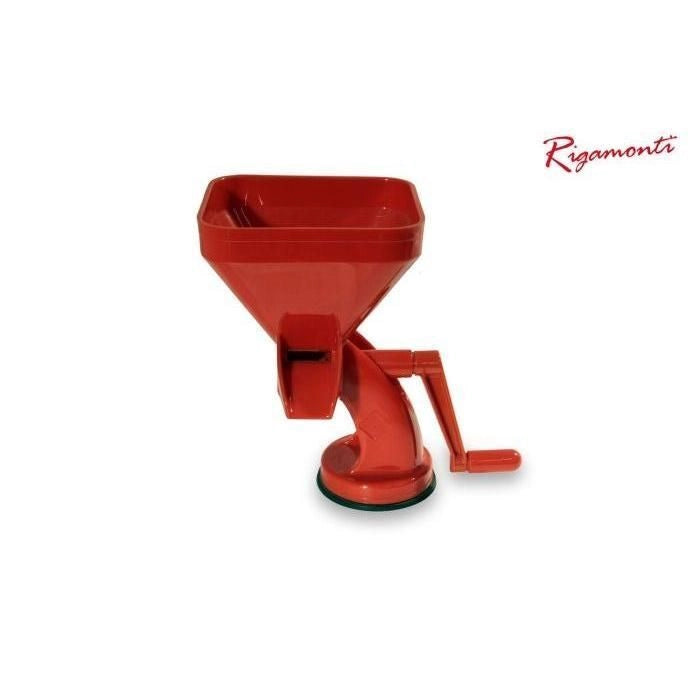 Rigamonti 496117 Master Passapomodoro Passatutto Manuale Polipropilene Rete Acciaio Inox Lavabile in Lavastoviglie colore Rosso