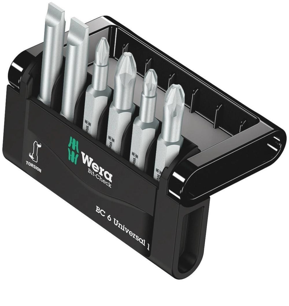 Wera Bit-Check punta per cacciavite 6 pz