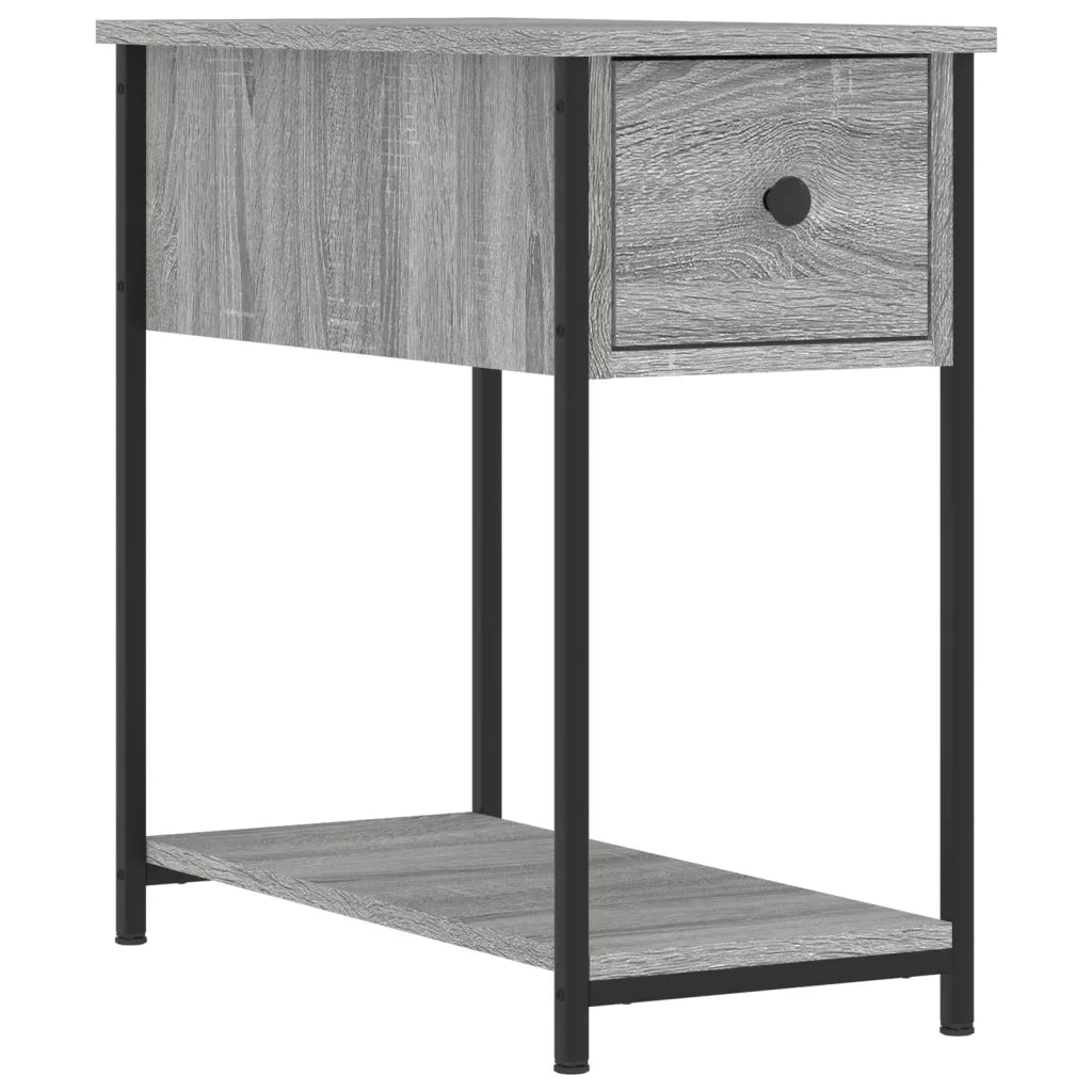 Comodini 2 pz-Set di 2 Tavolino da notte Grigio Sonoma 30x60x60 cm in Legno Multistrato 227833
