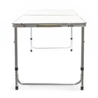 Toboli Tavolo da campeggio pieghevole 120x60x70cm altezza 54/61/70cm portatile e multiuso
