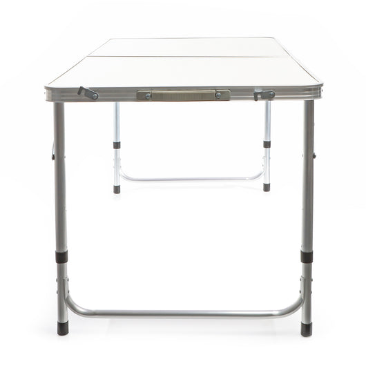 Toboli Tavolo da campeggio pieghevole 120x60x70cm altezza 54/61/70cm portatile e multiuso