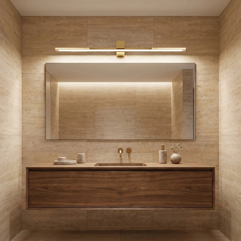 Applique Da Bagno Led Swe045-1w 80 Cm Gold