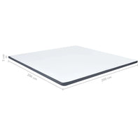 Protezione per Materasso a Molle Insacchettate 200x200x5 cm Morbidezza Media 288217