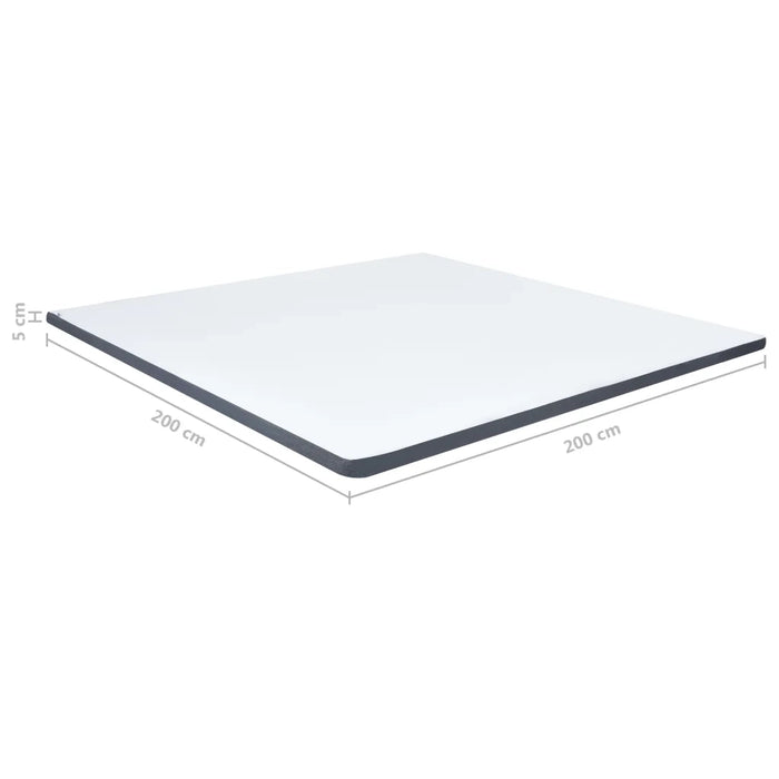 Protezione per Materasso a Molle Insacchettate 200x200x5 cm Morbidezza Media 288217