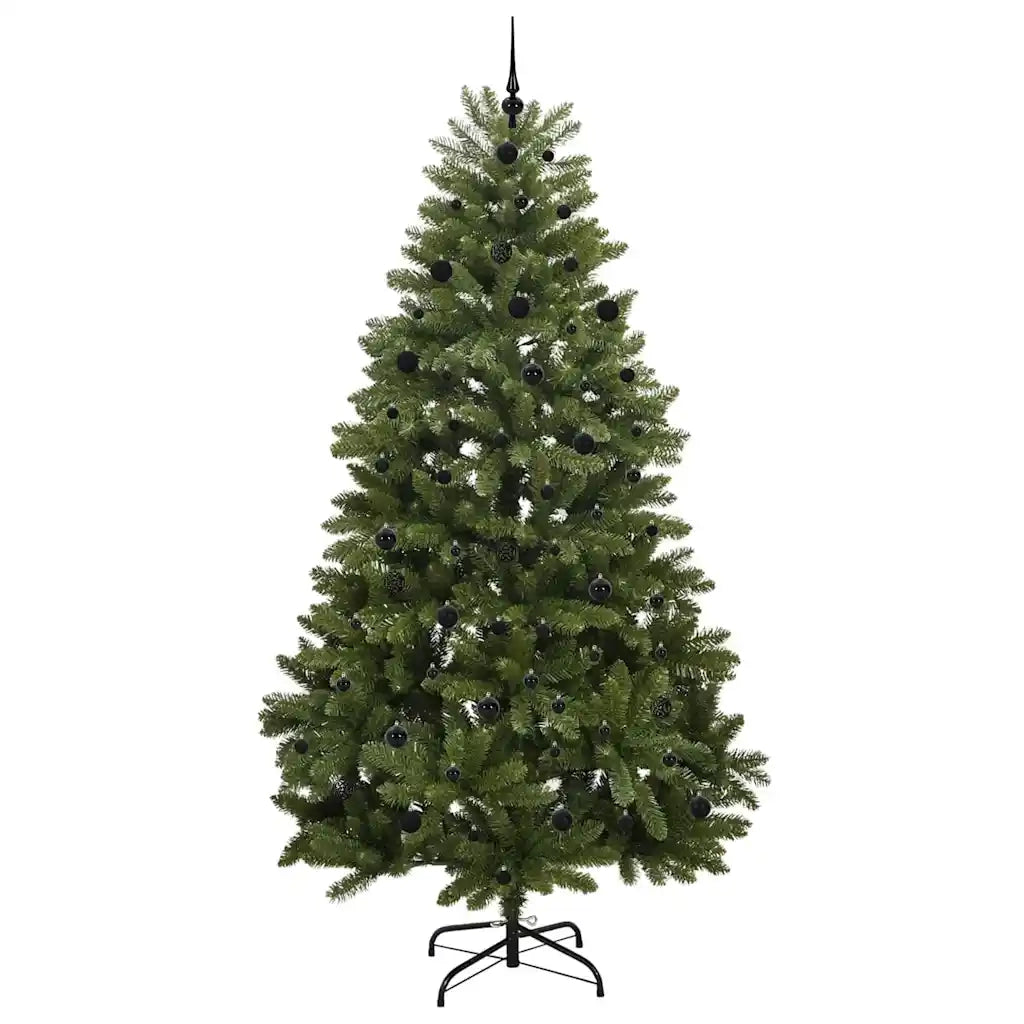 Albero di Natale | Decorazioni natalizie artificiale Verde 240 cm PVC e Metallo