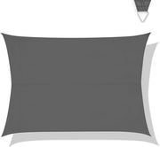 Telaio Premium di Ombreggiamento - Tarp - Rettilineo - 400x300 cm – Impermeabile - Grigio – Incluso Sacchetto di Riposo e Cavo di Attacco