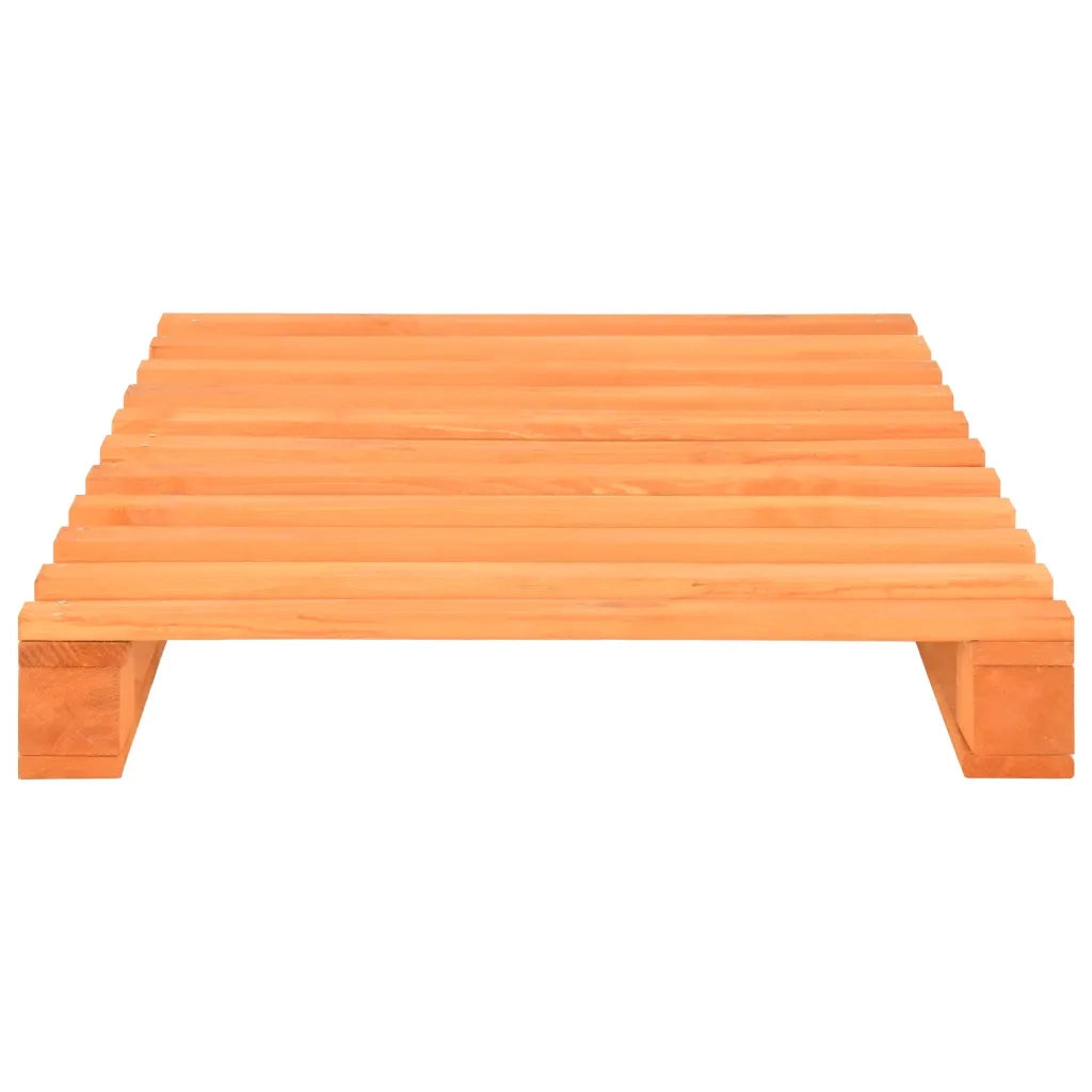 Giroletto in Pallet-Struttura Letto Marrone Legno Massello di Pino 90x200 cm