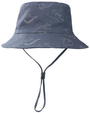 Cappello per bambino in cotone - 48 cm protezione solare per bambini - cappello per animali - unisex - cappello per pescatori estivo - bambini primavera e estate cappello cartoon con stampa regolabile e elastico