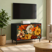 Mobile TV GENNEP 69 x 33 x 50,5 cm Rovere Nero 8007015