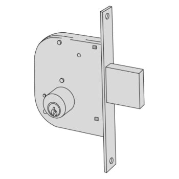 SERRATURA DA INFILARE PER CANCELLI ART. 42020 CISA E50 - Scatola 84,5x95 mm - CISA