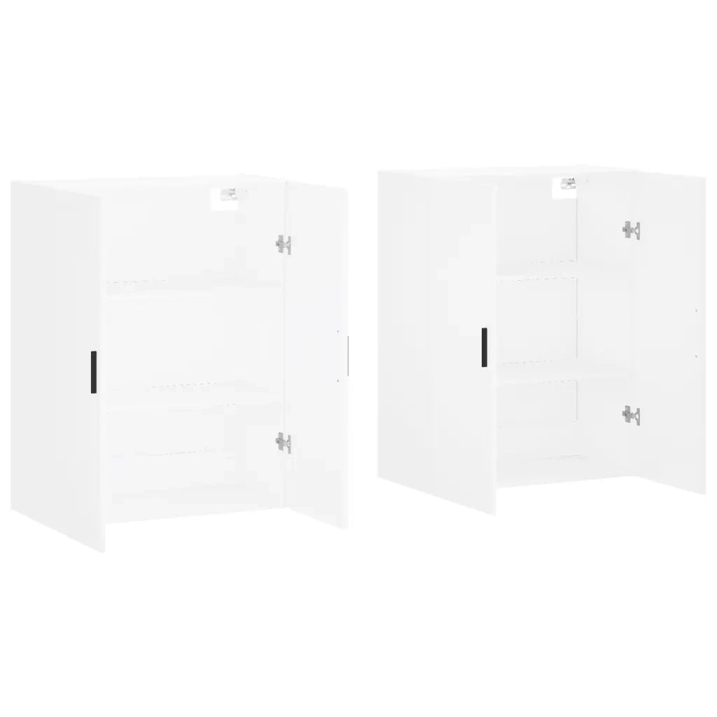 Mobili a Parete 2 pz Bianchi 69,5x34x90 cm 3195635
