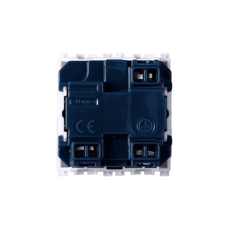 Presa Schuko 2P+T 16A Colore Bianco Compatibile Con Vimar Arke